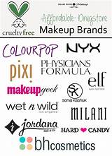 Pictures of Different Makeup Brands