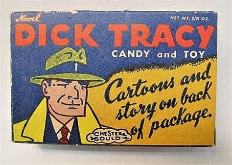 1940s R722 11 Novel Candy Dick Tracy 1 Dick Tracy And Shoulders