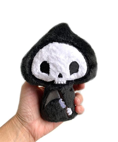 Grim Reaper Reaper Plushie Stuffed Grim Reaper Toy Etsy