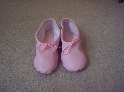 Leather Ballet Slippers Full Sole Women And Teens Etsy