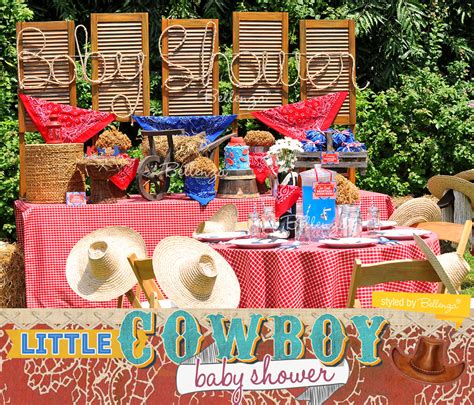 Little Cowboy Baby Shower Part 1 Dessert Table And Welcome Display