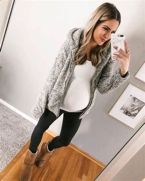 30 Lovely Fall Maternity Outfits Ideas Dresscodee Casual Maternity