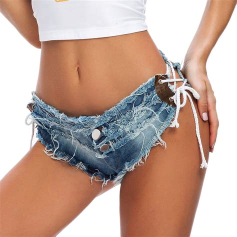 Fleepmart 1pcs Womens Sexy Super Denim Shorts 2020 Summer Denim Cotton