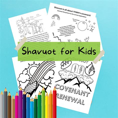 Shavuot For Kids Shavuot Printable Coloring Page For Kids Biblical