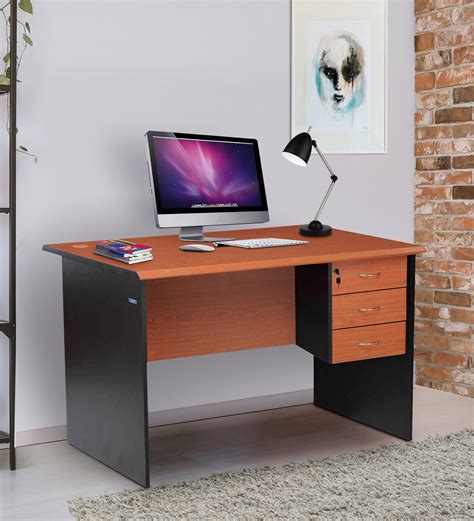Buy Milford 3 Drawer Office Table By Nilkamal Online Work Stations