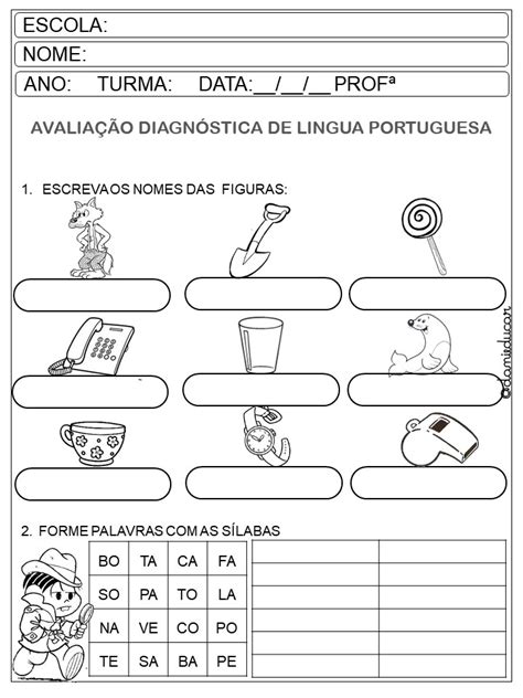 Jornal Ponto Com AvaliaÇÃo DiagnÓstica 1º Ano LÍngua Portuguesa A57