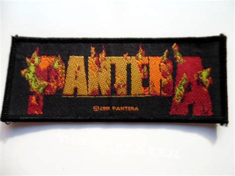 Pantera Pantera Logo Patch Shevrers Tshirtslayer