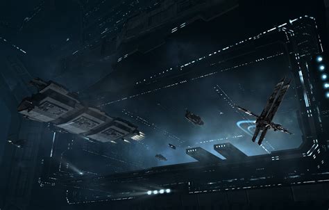 Wallpaper Station Space Space Spaceship Eve Online Space Ship