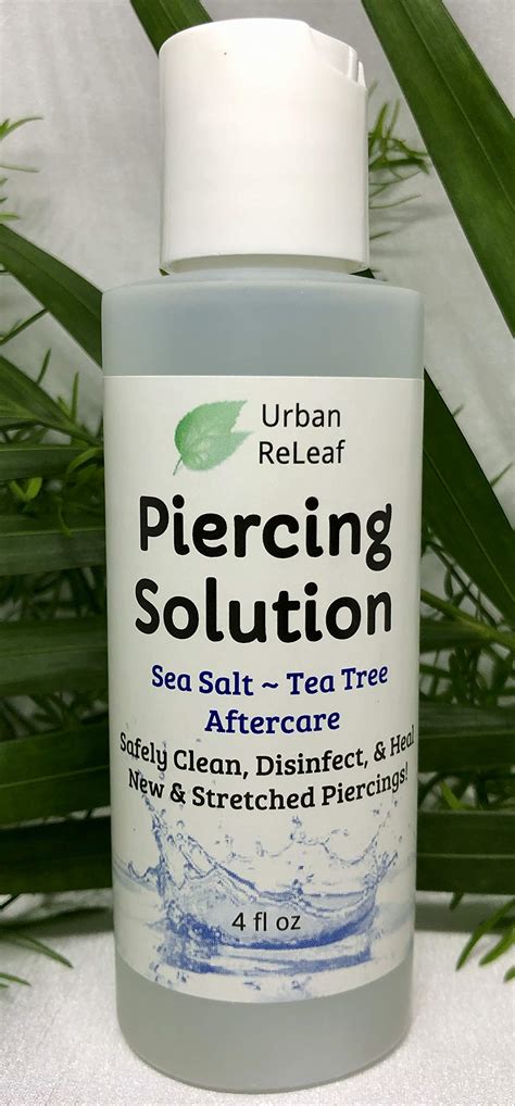 Urban Releaf Piercing Solution Healing Sea Salts And Tea Tree Aftercare