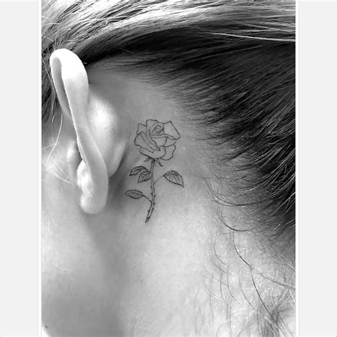 Instagram Post By Daniel Winter • Dec 2 2016 At 701pm Utc Behind Ear Tattoo Girl Tattoos
