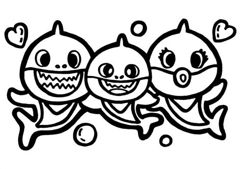 You can download free printable baby shark coloring pages at coloringonly.com. Baby Shark Coloring Pages - 50 Printable coloring pages