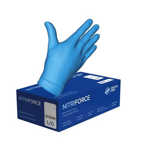 nitriforce nitrile disposable examination gloves case of 1000 gloves jastex constructions