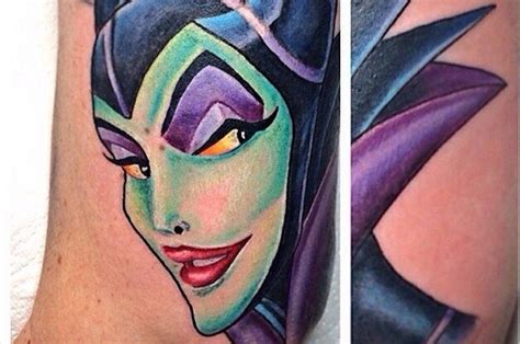 25 Disney Villain Tattoos To Die For Disney Tattoos Maleficent