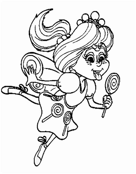 Sweets And Candy Coloring Pages