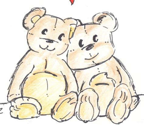 Would you like to draw an adorable teddy bear offering a his heart to someone you love? Teddy Bear Drawing - Cliparts.co