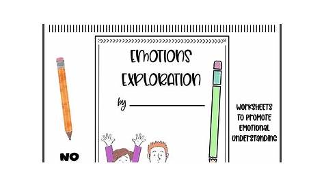 managing emotions worksheets