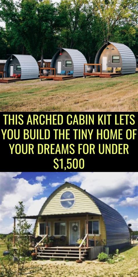 This Arched Cabin Kit Lets You Build The Tiny Home Of Your Dreams For