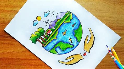 World Environment Day Poster Drawingsave Environment Drawingsave