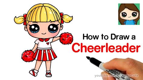 How To Draw A Cute Cheerleader Easy Lol Surprise Doll