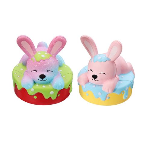 Oriker Squishy Rabbit Bunny Cake Cute Slow Rising Toy Soft T Collection With Box Packing