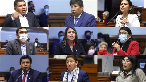 Perú Libre Quiénes fueron los 16 congresistas oficialistas que