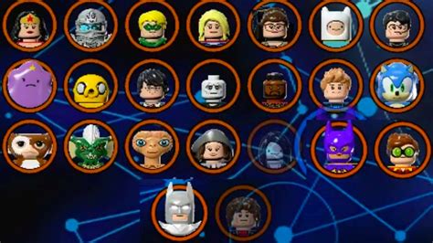 Lego Dimensions All Characters Wave 1 75 All Spotlights Youtube