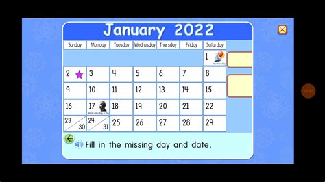 Starfall Calendar For January 2nd 2022 For The 2nd Time Youtube