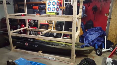 Homemade Kayak Storage Rack ~ How To Build A Wood Row Boat