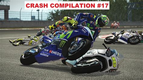 Motogp 17 Crash Compilation 17 Pc Gameplay Tv Replay Motogp
