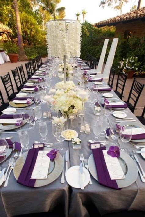 30 Purple And Grey Wedding Color Ideas Chicwedd