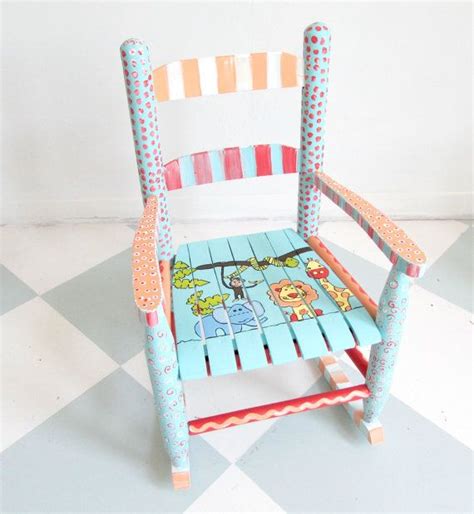 Childrens rocking chairs and kids rocking chairs are a traditional staple in nurserys and kids rooms. Personalized Painted Child Rocking Chair, Kids Rocker ...
