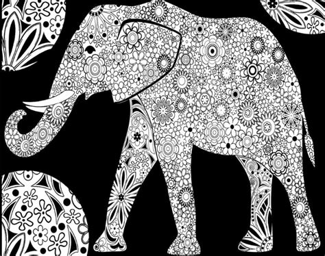 Referat elefant bilderzum ausmalen : Samtbild zum Ausmalen inkl.Stiften - Elefant