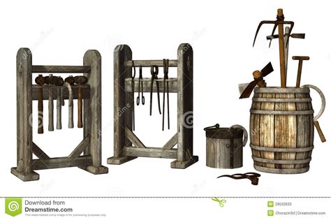 Medieval Tool Racks Stock Photos Image 29532633