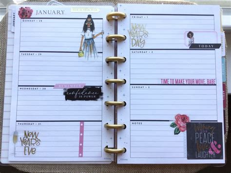 Mini Horizontal Happy Planner Happy Planner Planner Pages Planner