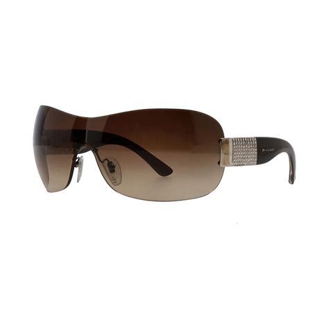 Bvlgari Crystal Sunglasses 6030 B Brown Luxity