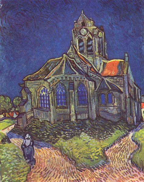 Image 3 Van Gogh The Church At Auvers 1890 Chateau Bouffemont