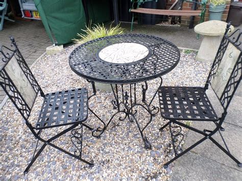 Garden Iron Table And Chairs
