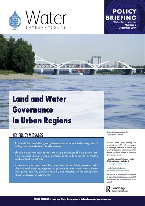 Policy Briefs International Water Resources Association