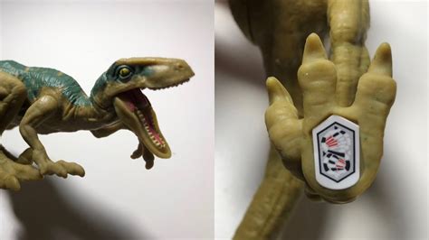 Mattel Jurassic World Velociraptor Echo Figure Scan Code Youtube