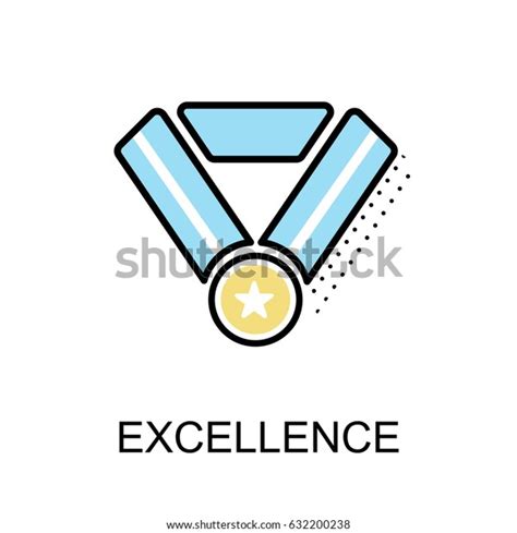 Excellence Graphic Iconvector Illustration Stock Vector Royalty Free