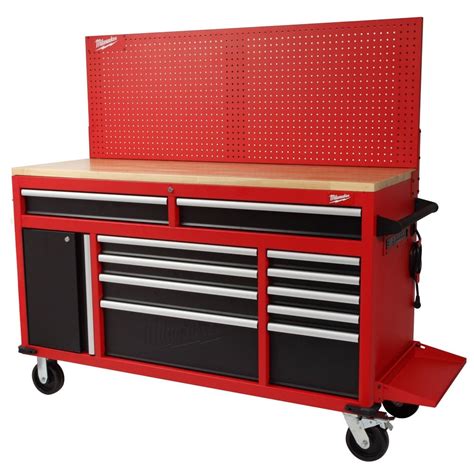 Milwaukee Tool 61 Inch High Capacity 11 Drawer Mobile Workbench The