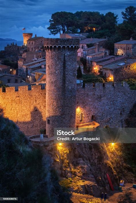 Tossa De Mar Old Town In Spain Stock Photo Download Image Now