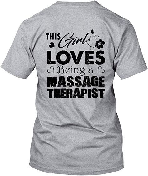 Love Being Massage Therapist Mens T Shirt Tshirt For Woman