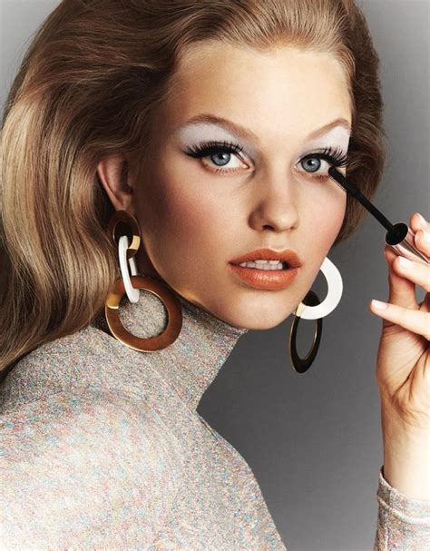 Lotta Kaij Rvi Models Eye Catching Beauty For Vogue Czechoslovakia Vogue Makeup Editorial