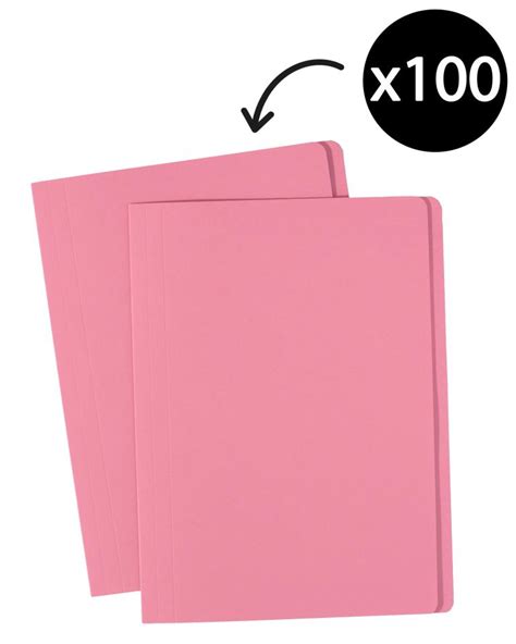 Avery Pink Manilla Folder A4 320 X 241 Mm 100 Folders Winc