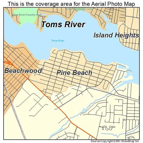 Aerial Photography Map Of Pine Beach Nj New Jersey