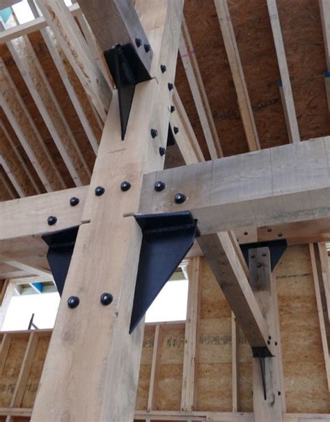 Custom Steel Connectors Designed For Heavy Timber Frame In Scottdale Pa