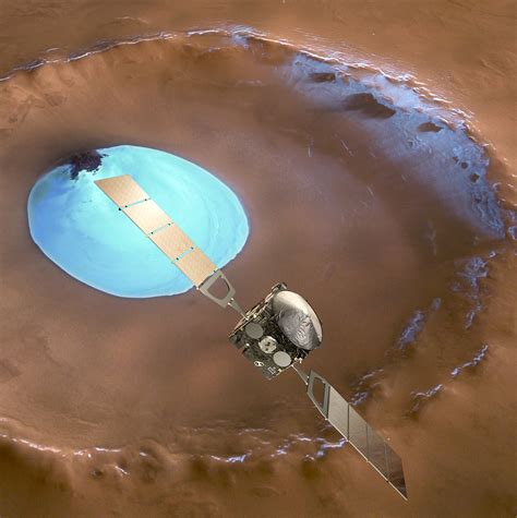 Space In Images 2013 05 Mars Express Over Water Ice Crater