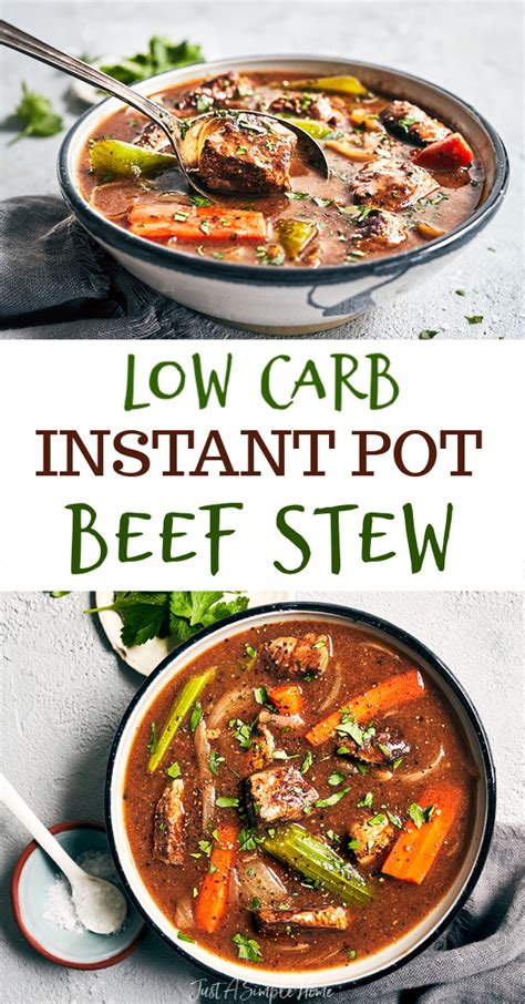 Instant Pot Low Carb Beef Stew Just A Simple Home