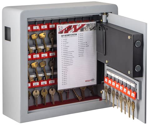Electronic Key Cabinet 38 With Deposit Securikey